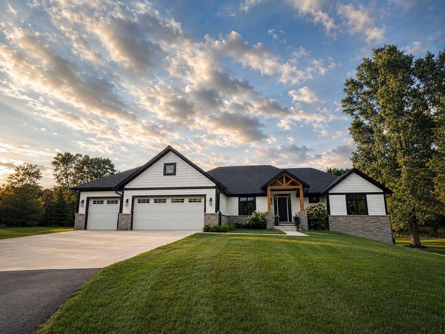 Ortonville Residence custom home exterior