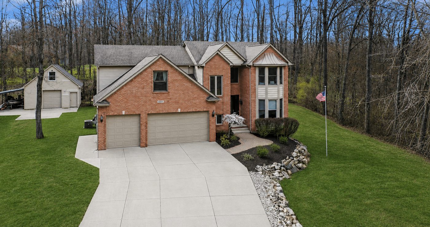 Davisburg Residence custom home exterior